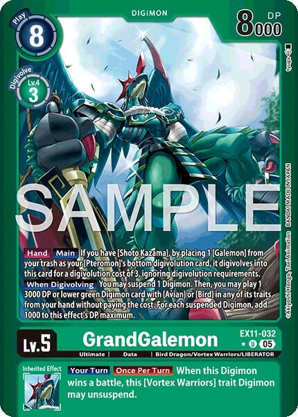 Image for GrandGalemon (Limited Foil) (EX11-032 U) [Dawn of Liberator] - Digimon Card Game
