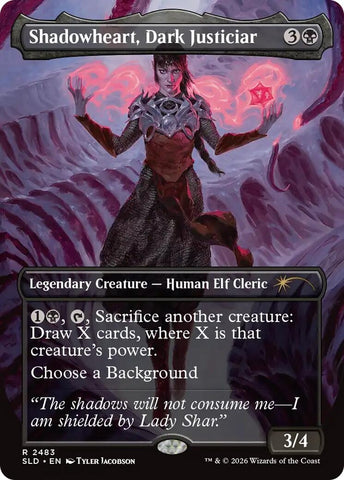 Image for Shadowheart, Dark Justiciar (2483) [Secret Lair Drop Series] - Magic: The Gathering