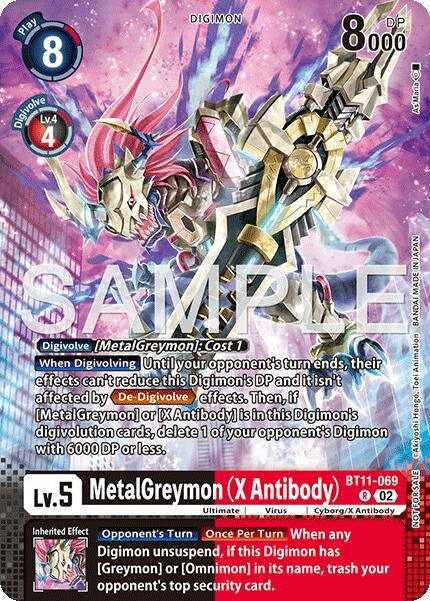 Image for MetalGreymon (X Antibody) (Event Pack 9) (BT11-069 R) [Dimensional Phase] - Digimon Card Game