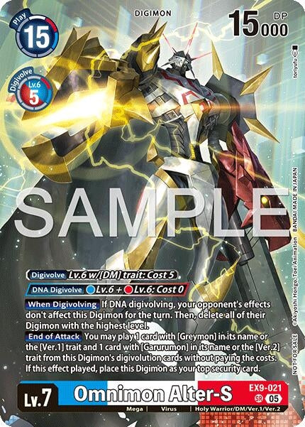 Image for Omnimon Alter-S (Event Pack 9) (EX9-021 SR) [Versus Monsters] - Digimon Card Game