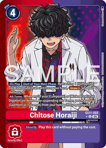 Image for Chitose Horaiji (Limited Foil) (EX11-055 U) [Dawn of Liberator] - Digimon Card Game