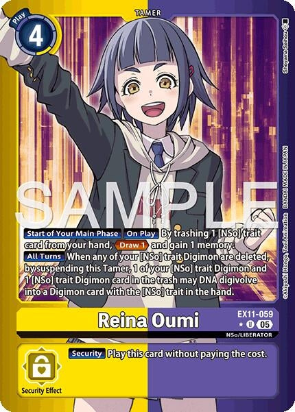 Image for Reina Oumi (Limited Foil) (EX11-059 U) [Dawn of Liberator] - Digimon Card Game