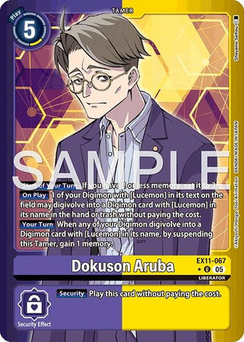 Image for Dokuson Aruba (Limited Foil) (EX11-067 U) [Dawn of Liberator] - Digimon Card Game