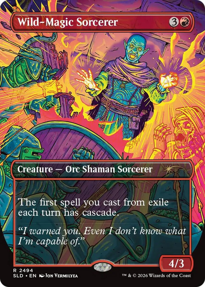 Image for Wild-Magic Sorcerer (2494) [Secret Lair Drop Series] (SLD) - Magic: The Gathering