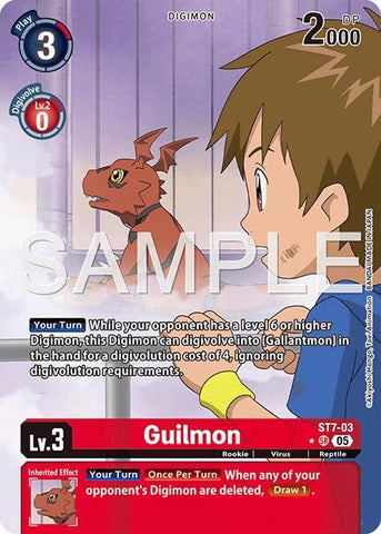 Image for Guilmon - ST7-03 (Alternate Art) (ST7-03 SR) [Advanced Booster Digimon Generation] - Digimon Card Game