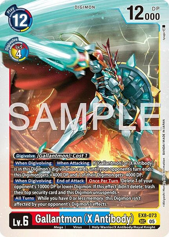 Gallantmon (X Antibody) (Reprint) (EX8-073 SEC) [Advanced Booster Digimon Generation]