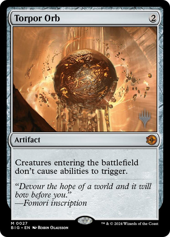 Image for Torpor Orb (27) [Promo Pack: Lorwyn Eclipsed] - Magic: The Gathering