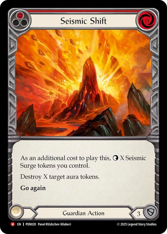 Image for Seismic Shift (Red) (PEN020) [Compendium of Rathe] - Flesh and Blood TCG