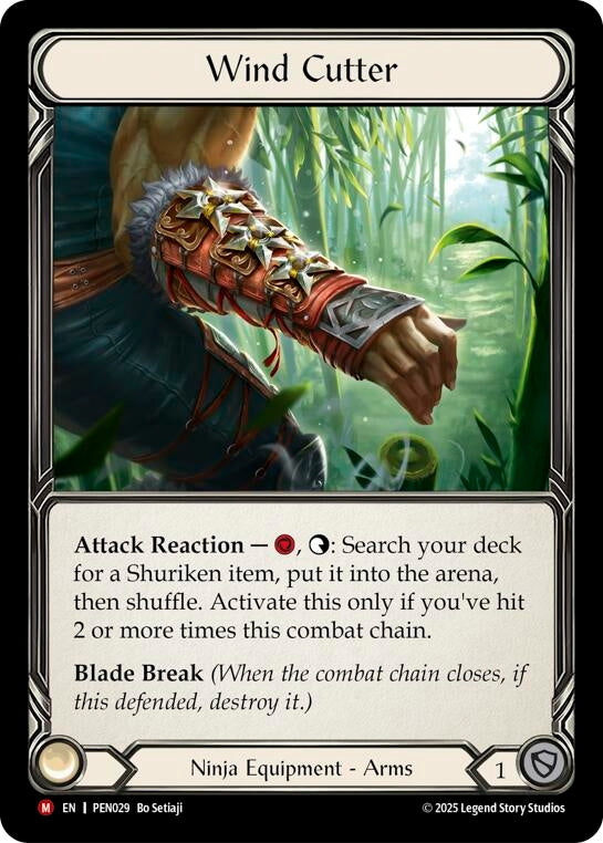 Image for Wind Cutter (PEN029) [Compendium of Rathe] - Flesh and Blood TCG