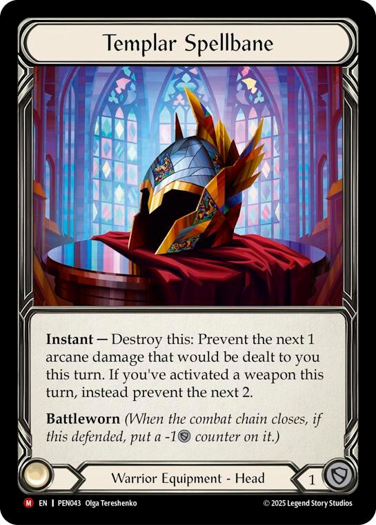 Image for Templar Spellbane (PEN043) [Compendium of Rathe] - Flesh and Blood TCG