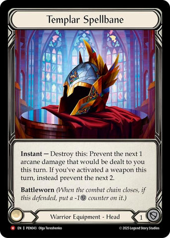 Image for Templar Spellbane (PEN043) [Compendium of Rathe] - Flesh and Blood TCG
