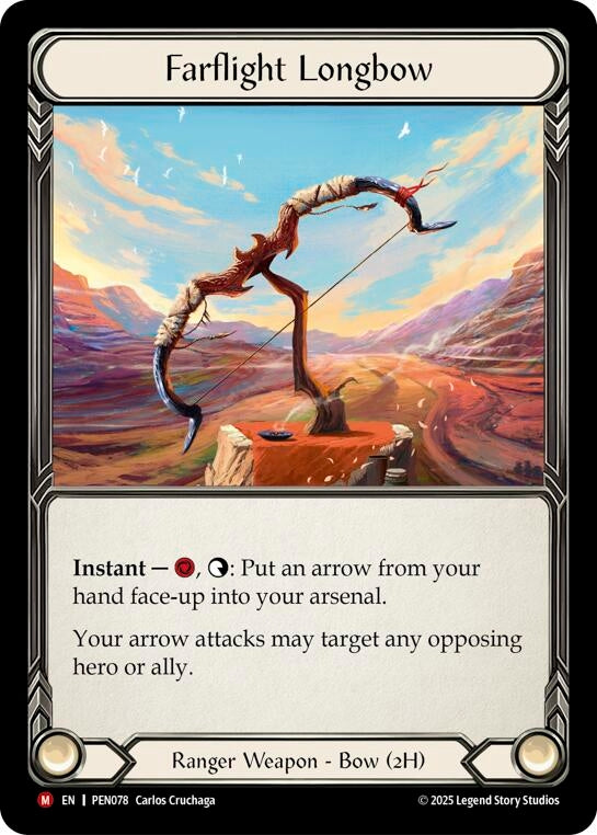 Image for Farflight Longbow (PEN078) [Compendium of Rathe] - Flesh and Blood TCG