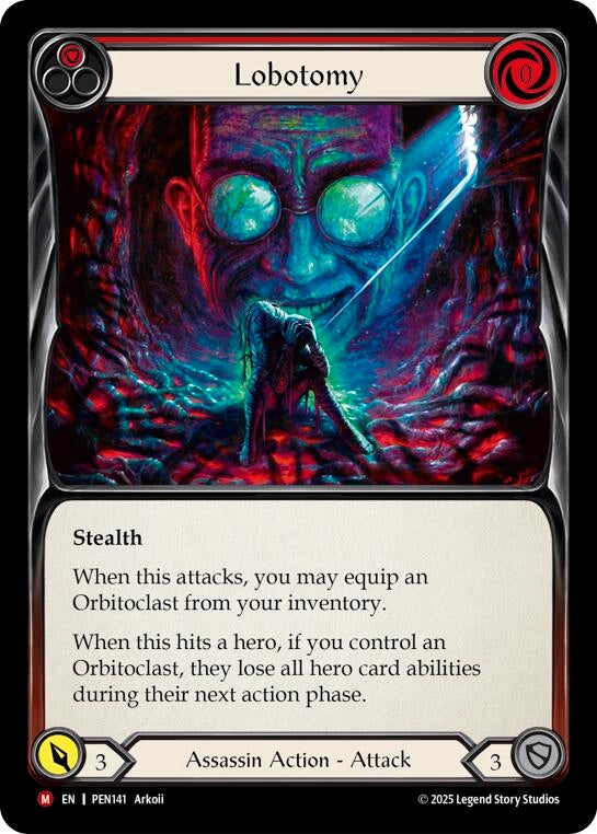 Image for Lobotomy (Red) (PEN141) [Compendium of Rathe] - Flesh and Blood TCG