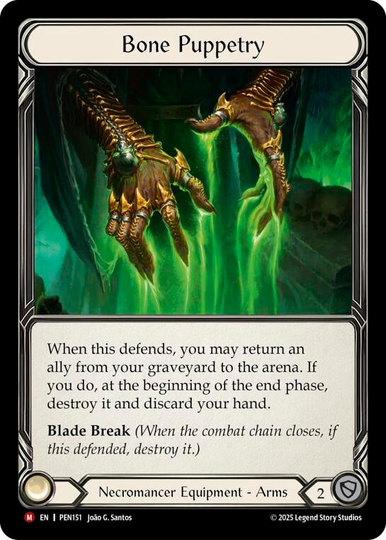 Image for Bone Puppetry (PEN151) [Compendium of Rathe] - Flesh and Blood TCG