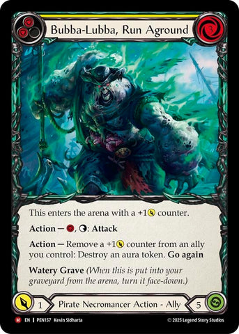 Image for Bubba Lubba Run Aground (Yellow) (PEN157) [Compendium of Rathe] - Flesh and Blood TCG