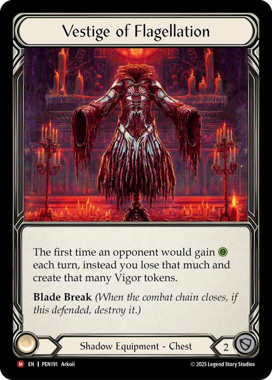 Image for Vestige Of Flagellation (PEN191) [Compendium of Rathe] - Flesh and Blood TCG