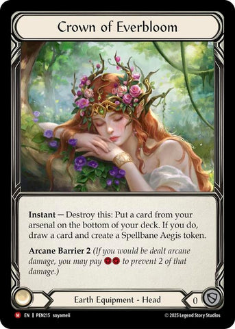 Image for Crown Of Everbloom (PEN215) [Compendium of Rathe] - Flesh and Blood TCG