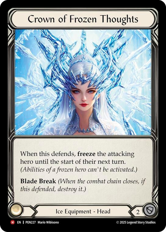 Image for Crown Of Frozen Thoughts (PEN227) [Compendium of Rathe] - Flesh and Blood TCG