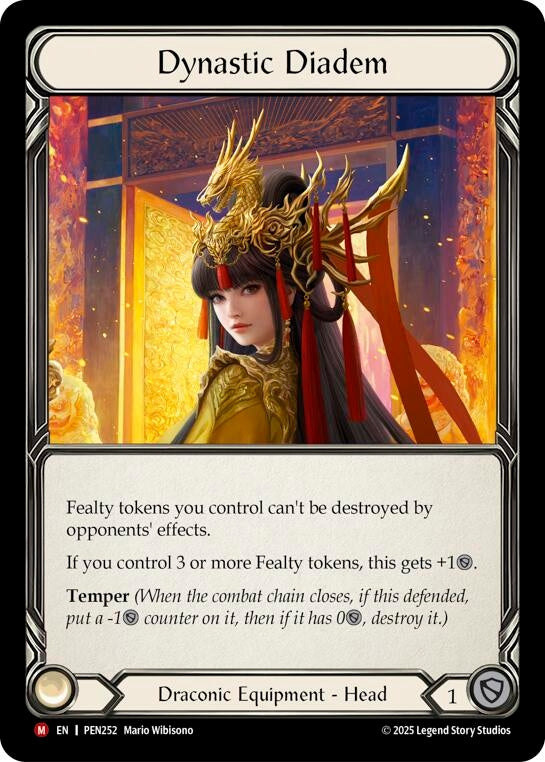 Image for Dynastic Diadem (PEN252) [Compendium of Rathe] - Flesh and Blood TCG