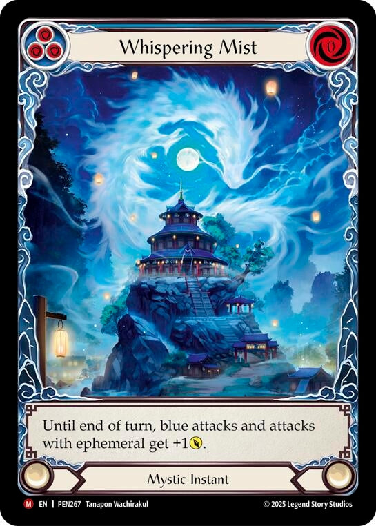 Whispering Mist (Blue) (Extended Art) (PEN267) [Compendium of Rathe]