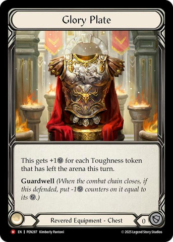 Image for Glory Plate (PEN287) [Compendium of Rathe] - Flesh and Blood TCG