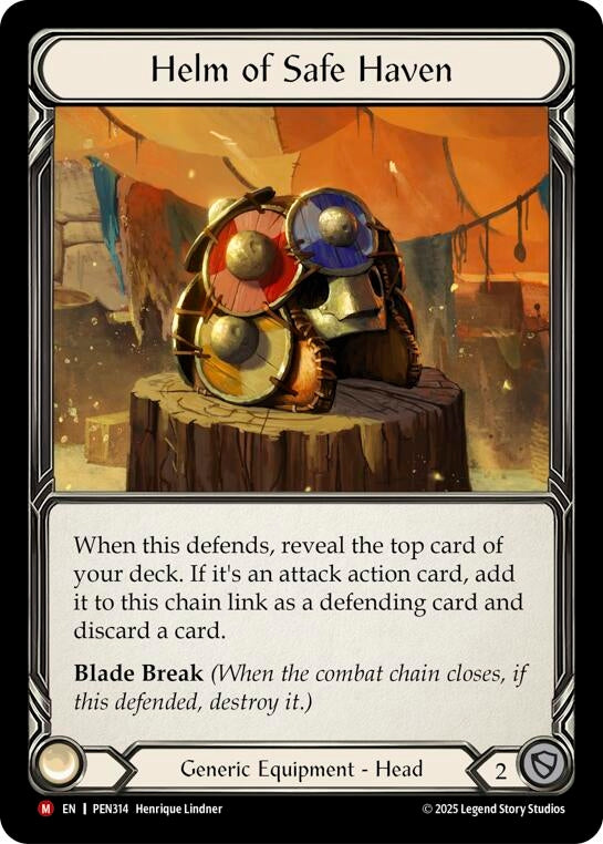 Image for Helm Of Safe Haven (PEN314) [Compendium of Rathe] - Flesh and Blood TCG