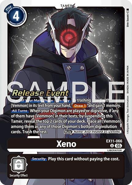 Image for Xeno (EX11-066 U) [Dawn of Liberator Release Event Cards] - Digimon Card Game
