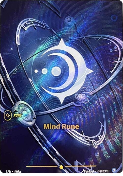 Image for Mind Rune (Alternate Art) (R03a) [Spiritforged] - Riftbound: League of Legends Trading Card Game