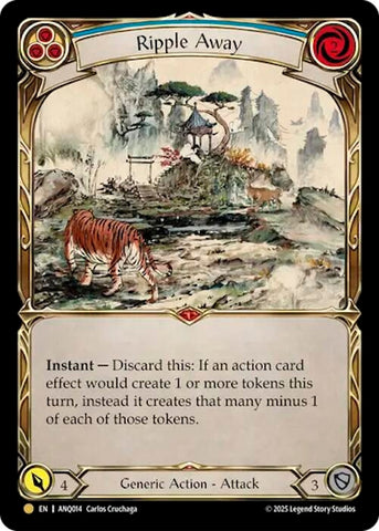 Image for Ripple Away (Blue) (ANQ014) (ANQ014) [Compendium of Rathe - Antiquity Pack] - Flesh and Blood TCG
