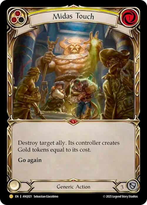Image for Midas Touch (Yellow) (ANQ021) (ANQ021) [Compendium of Rathe - Antiquity Pack] - Flesh and Blood TCG