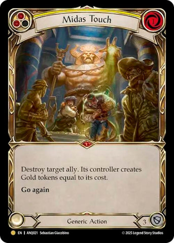 Image for Midas Touch (Yellow) (ANQ021) (ANQ021) [Compendium of Rathe - Antiquity Pack] - Flesh and Blood TCG