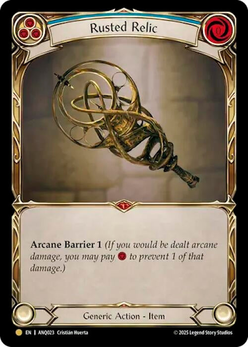 Image for Rusted Relic (Blue) (ANQ023) (ANQ023) [Compendium of Rathe - Antiquity Pack] - Flesh and Blood TCG