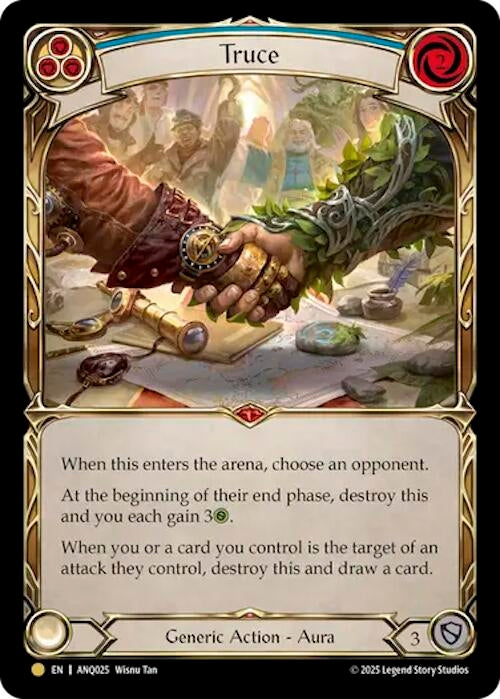 Image for Truce (Blue) (ANQ025) (ANQ025) [Compendium of Rathe - Antiquity Pack] - Flesh and Blood TCG