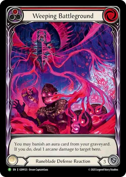 Image for Weeping Battleground (GEM123) [GEM Pack 4] - Flesh and Blood TCG