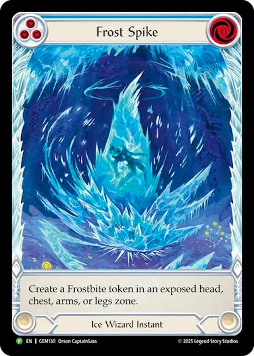 Image for Frost Spike (GEM130) [GEM Pack 4] - Flesh and Blood TCG