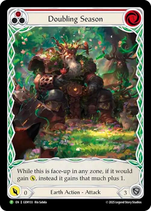 Image for Doubling Season (GEM133) [GEM Pack 4] - Flesh and Blood TCG