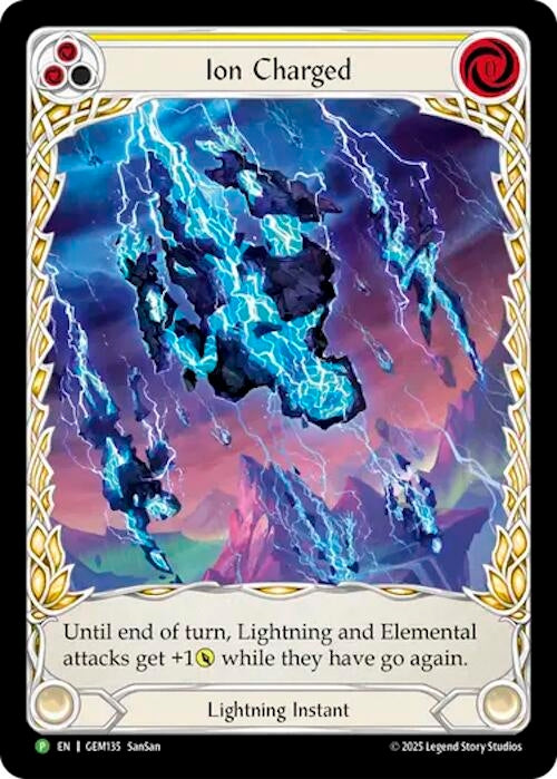Image for Ion Charged (GEM135) [GEM Pack 4] - Flesh and Blood TCG