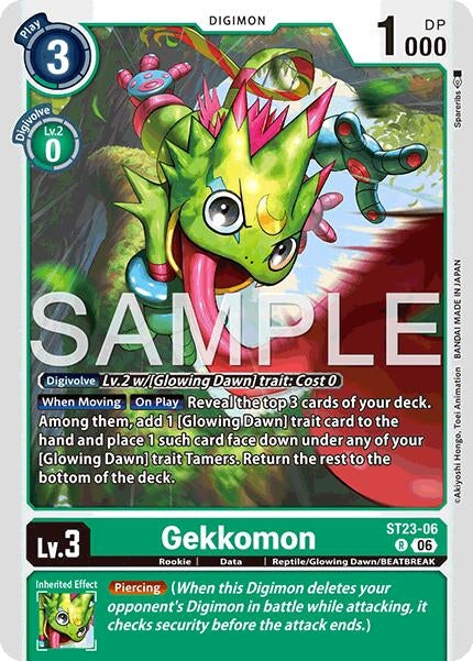 Image for Gekkomon (ST23-06 R) [Starter Deck 23: Beatbreak] - Digimon Card Game