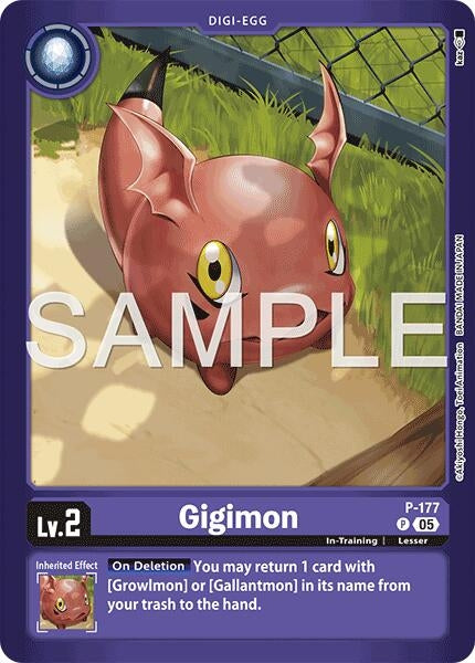 Gigimon (P-177 P) [Limited Card Pack -Another Knight-]