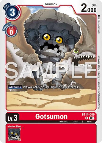 Image for Gotsumon (Reprint) (BT14-009 C) [Advanced Booster Digimon Generation] - Digimon Card Game