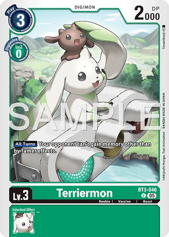 Terriermon (Reprint) (BT3-046 U) [Advanced Booster Digimon Generation]