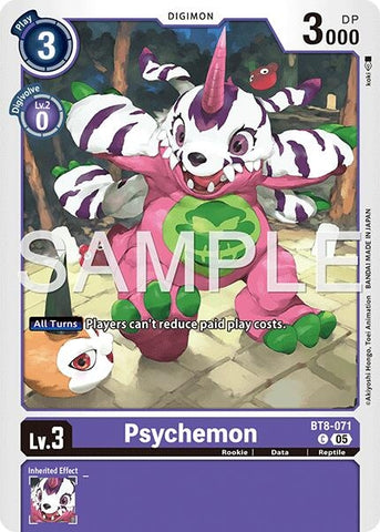 Image for Psychemon (Reprint) (BT8-071 C) [Advanced Booster Digimon Generation] - Digimon Card Game