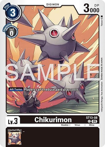 Image for Chikurimon (Reprint) (ST13-08 C) [Advanced Booster Digimon Generation] - Digimon Card Game