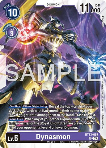 Image for Dynasmon - BT13-087 (Reprint) (BT13-087 R) [Advanced Booster Digimon Generation] - Digimon Card Game