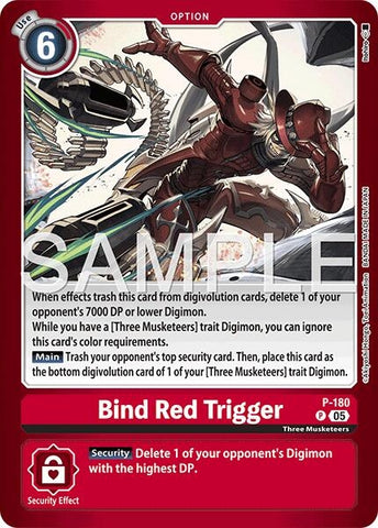 Bind Red Trigger (P-180 P) [Limited Card Pack -Another Knight-]