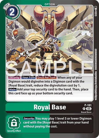 Royal Base (P-181 P) [Limited Card Pack -Another Knight-]