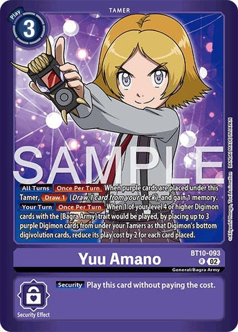 Yuu Amano (BT10-093 R) [Limited Card Pack -Another Knight-]