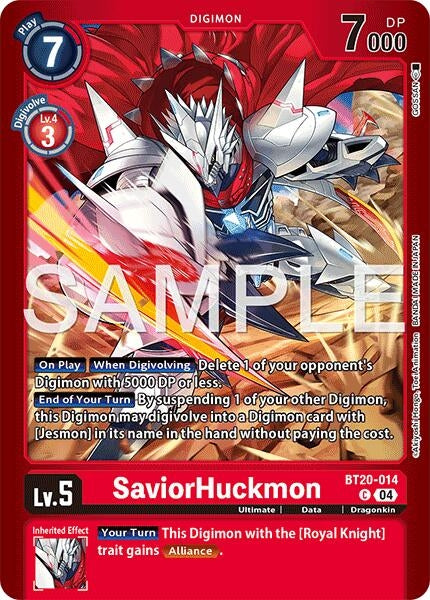 SaviorHuckmon (BT20-014 C) [Limited Card Pack -Another Knight-]