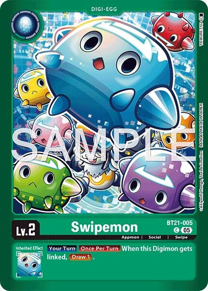 Swipemon (BT21-005 C) [Limited Card Pack -Another Knight-]