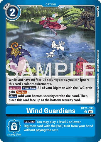 Wind Guardians (BT21-095 C) [Limited Card Pack -Another Knight-]